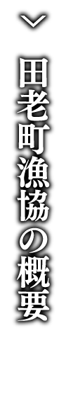 田老町漁協の概要